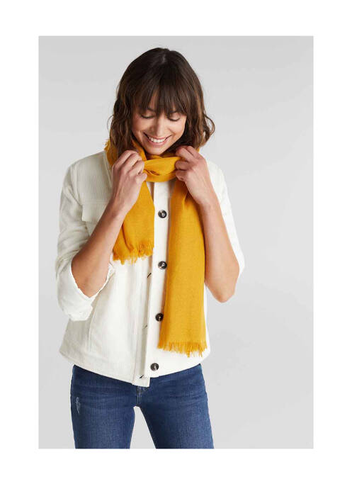 Echarpe jaune ESPRIT femme