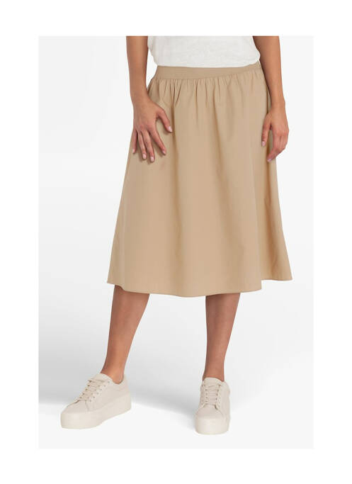 Jupe courte beige OPUS pour femme