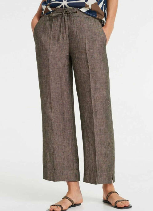 Pantalon flare marron OPUS pour femme