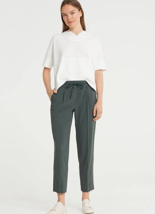 Pantalon chino vert OPUS pour femme