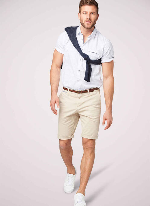Short beige TOM TAILOR pour homme