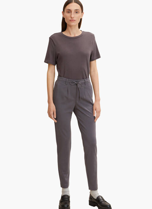 Pantalon chino gris TOM TAILOR pour femme