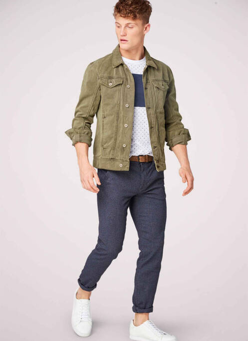 Pantalon chino bleu TOM TAILOR pour homme