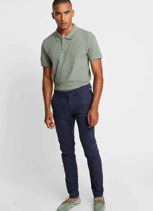 Pantalon chino bleu TOM TAILOR homme
