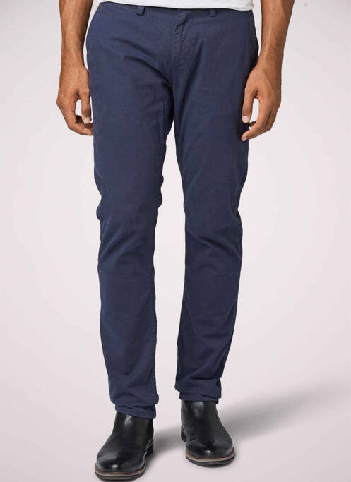 Pantalon chino bleu TOM TAILOR homme