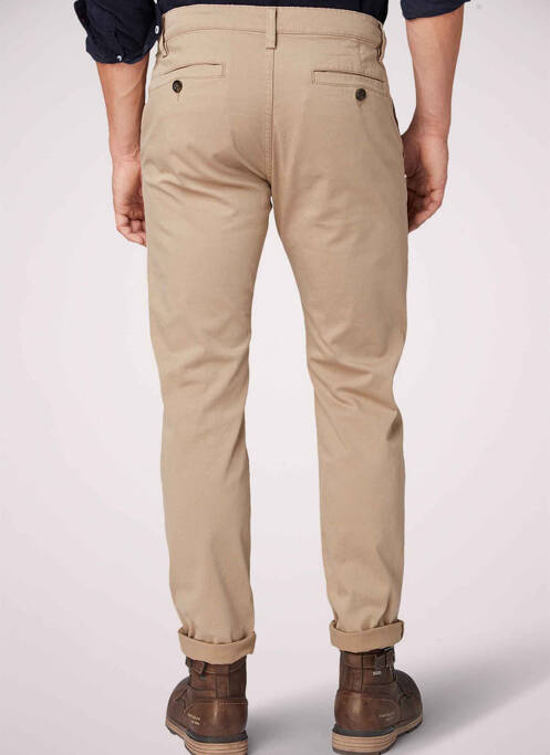 Pantalon chino beige TOM TAILOR homme