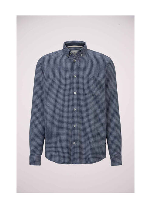 Chemise manches longues bleu TOM TAILOR pour homme