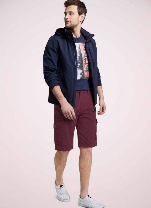 Short rouge TOM TAILOR pour homme