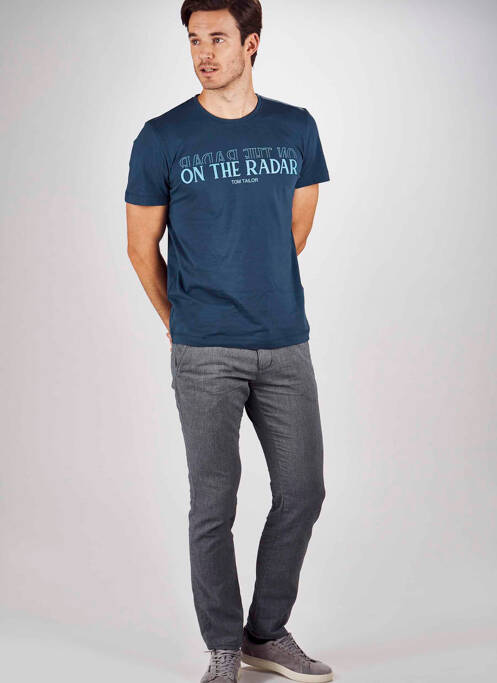 Pantalon chino bleu TOM TAILOR pour homme