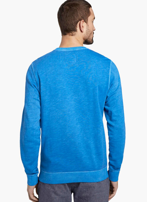 Sweat-shirt bleu TOM TAILOR pour homme