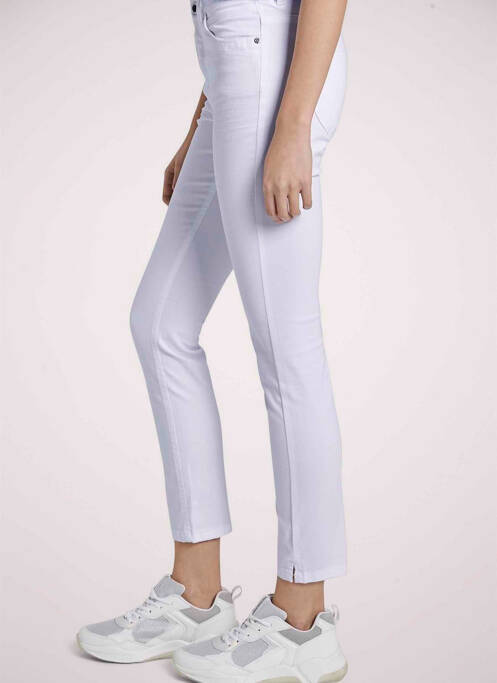 Jeans coupe slim blanc TOM TAILOR pour femme
