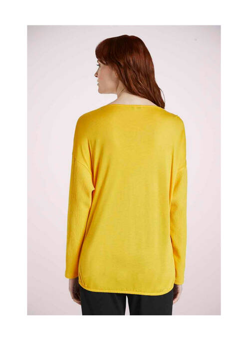 T-shirt jaune TOM TAILOR femme