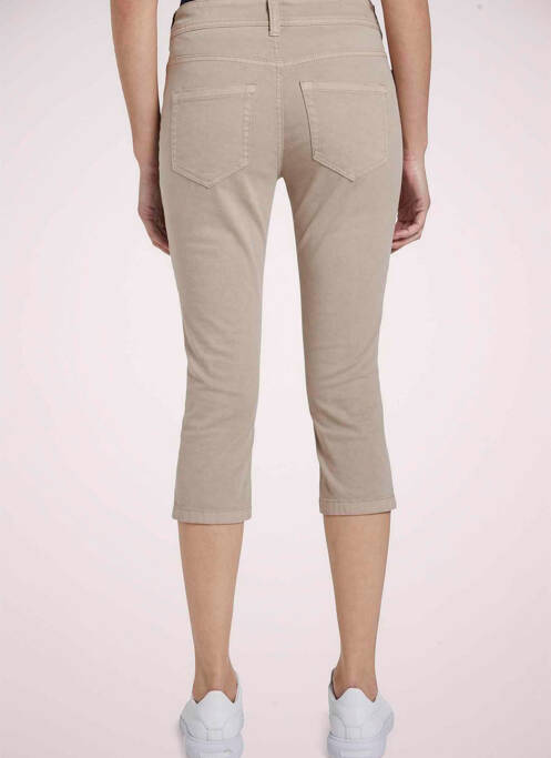 Jeans coupe slim beige TOM TAILOR pour femme