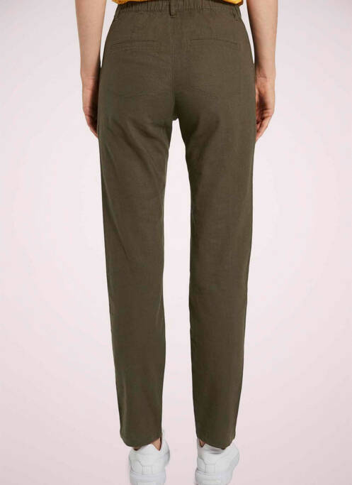 Pantalon slim vert TOM TAILOR pour femme