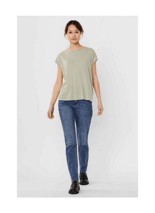 T-shirt vert VERO MODA pour femme