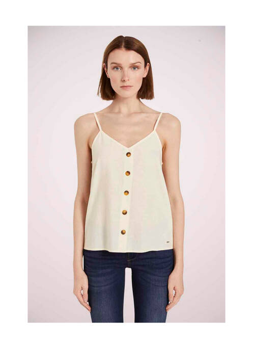 T-shirt beige TOM TAILOR femme