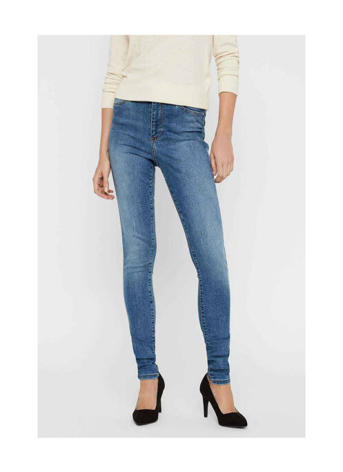 Jeans skinny bleu VERO MODA pour femme