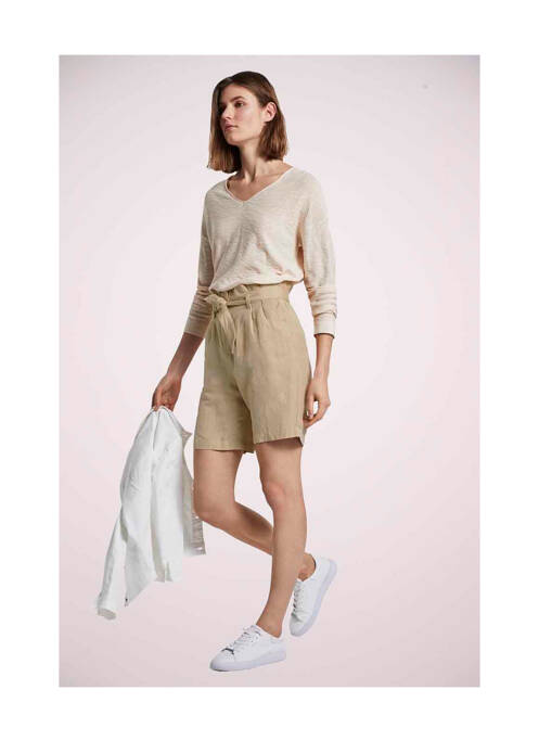 Bermuda beige TOM TAILOR pour femme