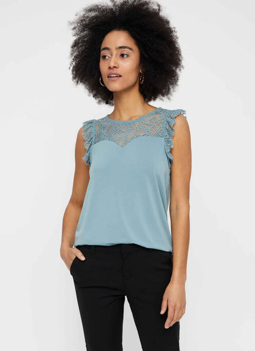 Chemisier bleu VERO MODA pour femme