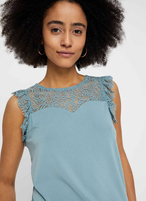 Chemisier bleu VERO MODA pour femme