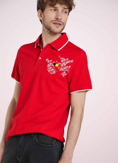 Polo blanc TOM TAILOR pour homme