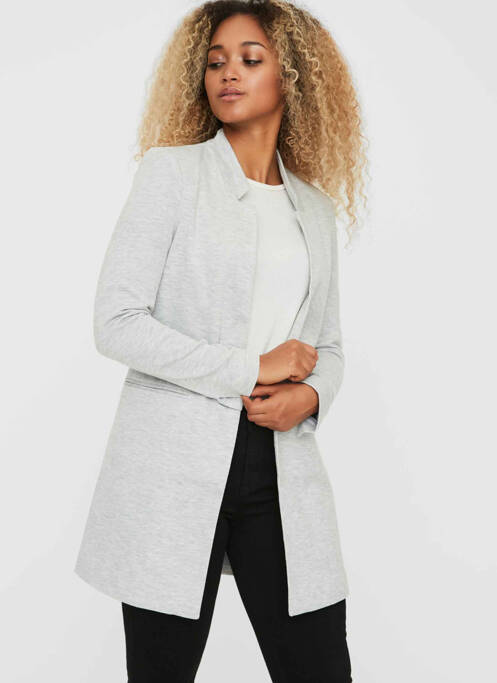 Veste casual gris VERO MODA pour femme