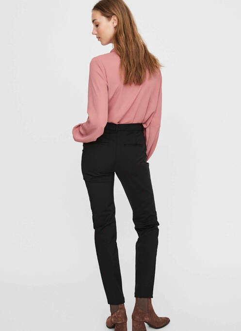 Pantalon chino noir VERO MODA pour femme