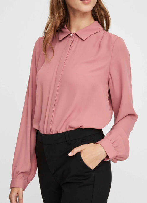 Pantalon chino noir VERO MODA pour femme