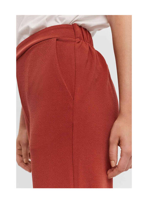 Pantalon large rouge VERO MODA pour femme