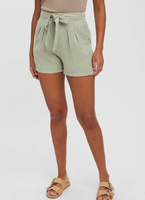 Short vert VERO MODA pour femme