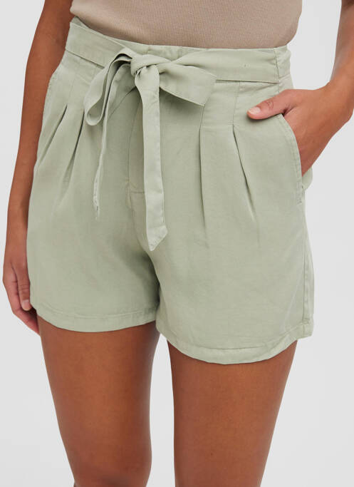 Short vert VERO MODA pour femme