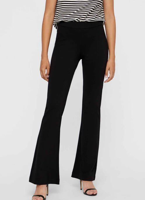 Pantalon flare noir VERO MODA pour femme