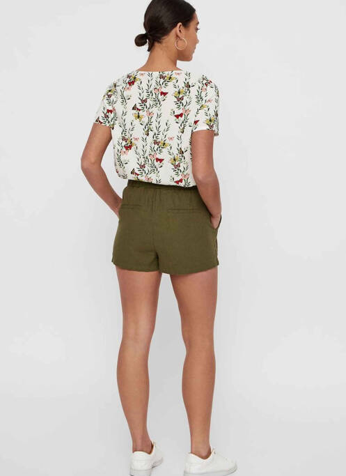 Short vert VERO MODA pour femme