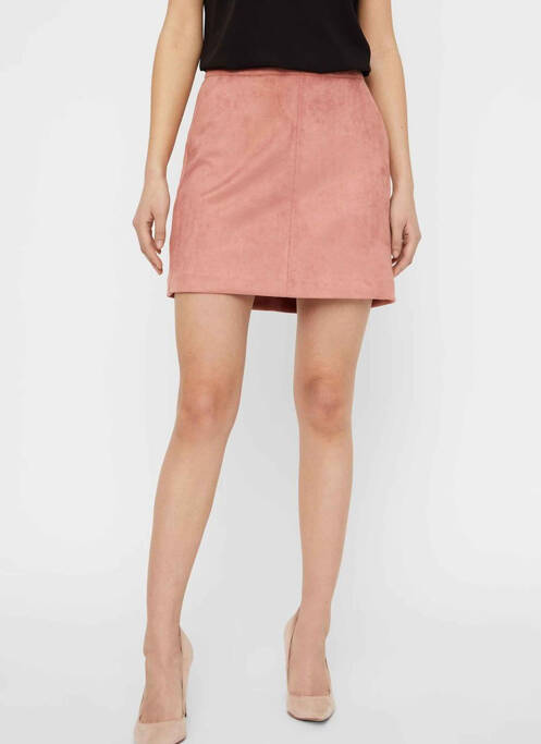 Jupe courte rose VERO MODA pour femme