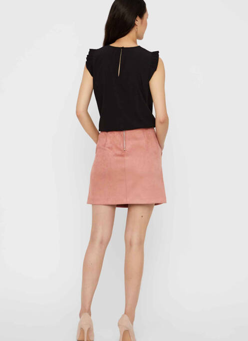 Jupe courte rose VERO MODA pour femme