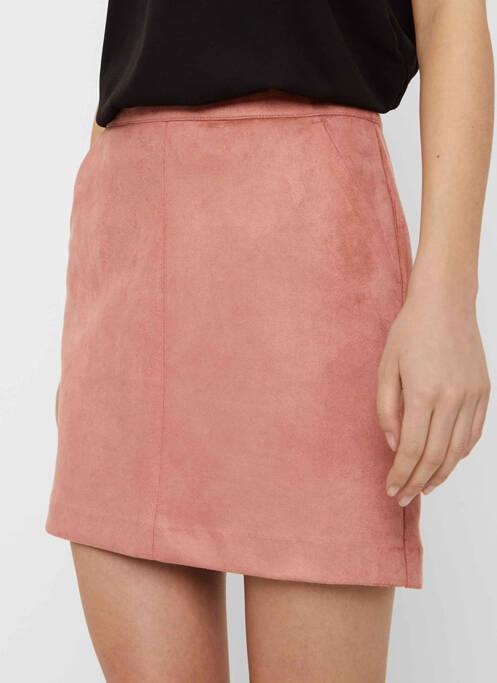 Jupe courte rose VERO MODA pour femme