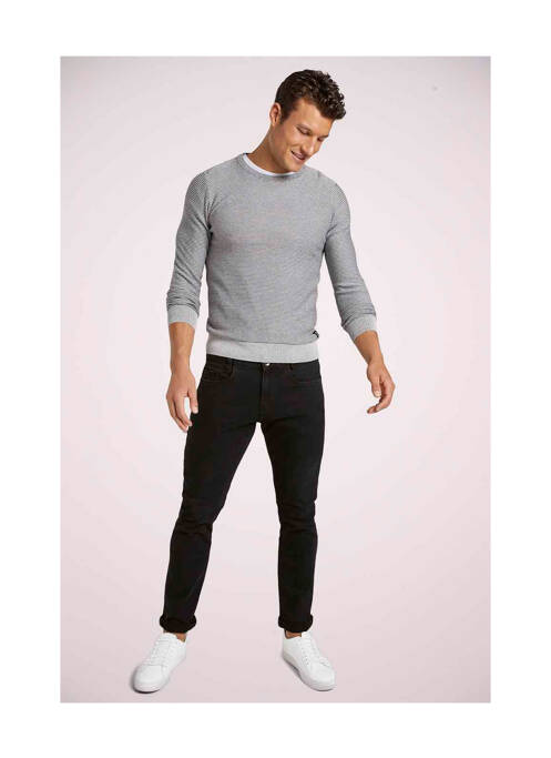 Jeans coupe slim noir TOM TAILOR pour homme