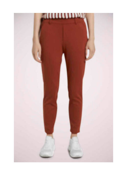 Pantalon slim marron TOM TAILOR pour femme