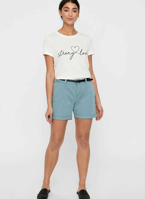 Short bleu VERO MODA pour femme