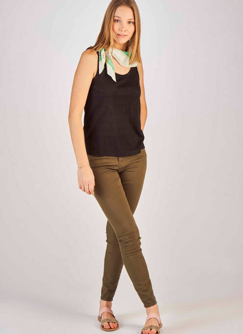 Jeans skinny vert VERO MODA pour femme