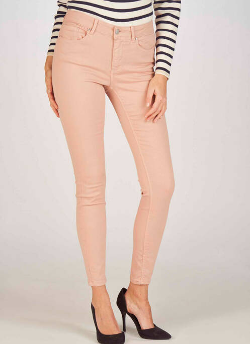 Jeans skinny rose VERO MODA pour femme