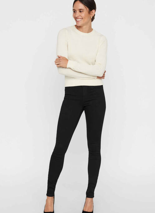 Jeans skinny noir VERO MODA pour femme