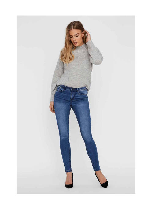 Jeans skinny bleu VERO MODA pour femme