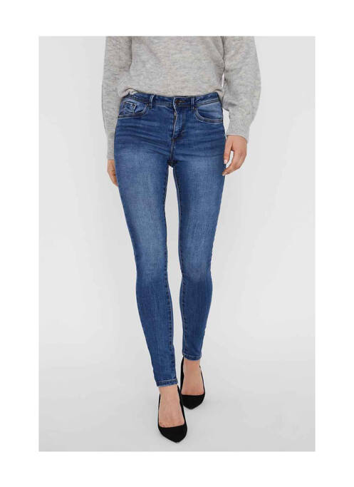 Jeans skinny bleu VERO MODA pour femme