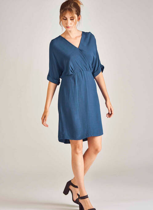 Robe courte bleu VERO MODA femme