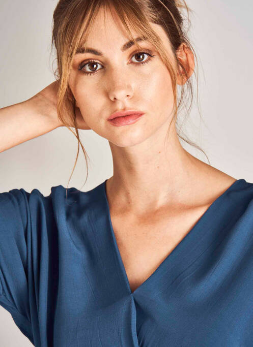 Robe courte bleu VERO MODA femme