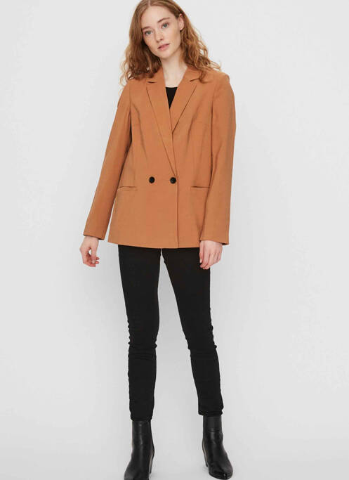 Blazer marron VERO MODA pour femme
