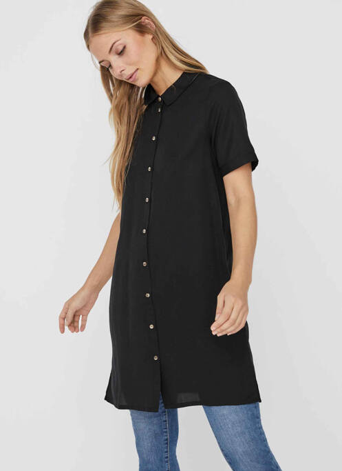 Robe courte noir VERO MODA pour femme
