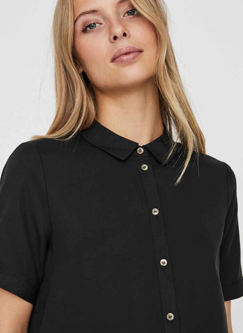 Robe courte noir VERO MODA pour femme