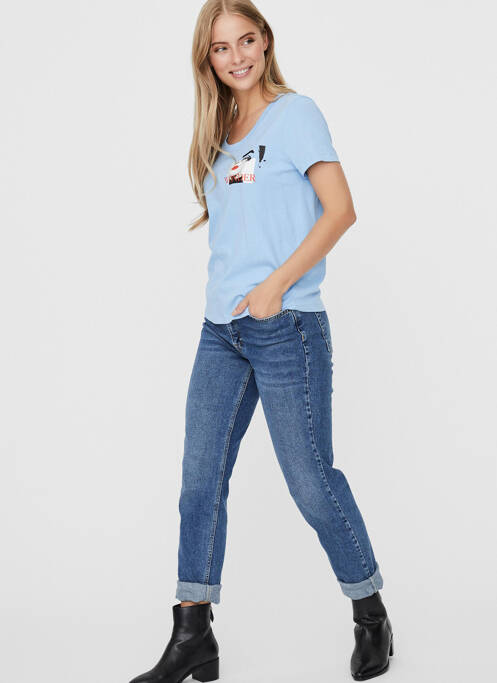 T-shirt bleu VERO MODA femme